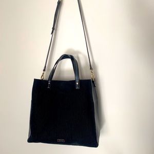 Frances Valentine square black shoulder bag